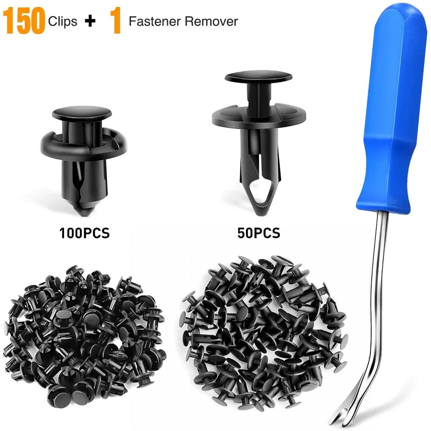 150 Pcs Hole 8mm 10mm Car Push Retainer Clips Kits Door Clip Panel Audio Video Dashboard Dismantle