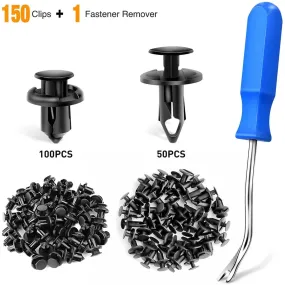 150 Pcs Hole 8mm 10mm Car Push Retainer Clips Kits Door Clip Panel Audio Video Dashboard Dismantle