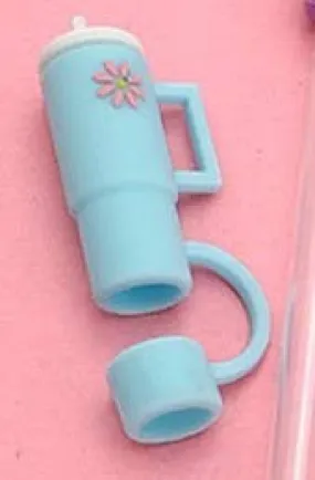 40oz  SILICONE TUMBLER  STYLE STRAW COVER CAP | 40BT1921: Blue
