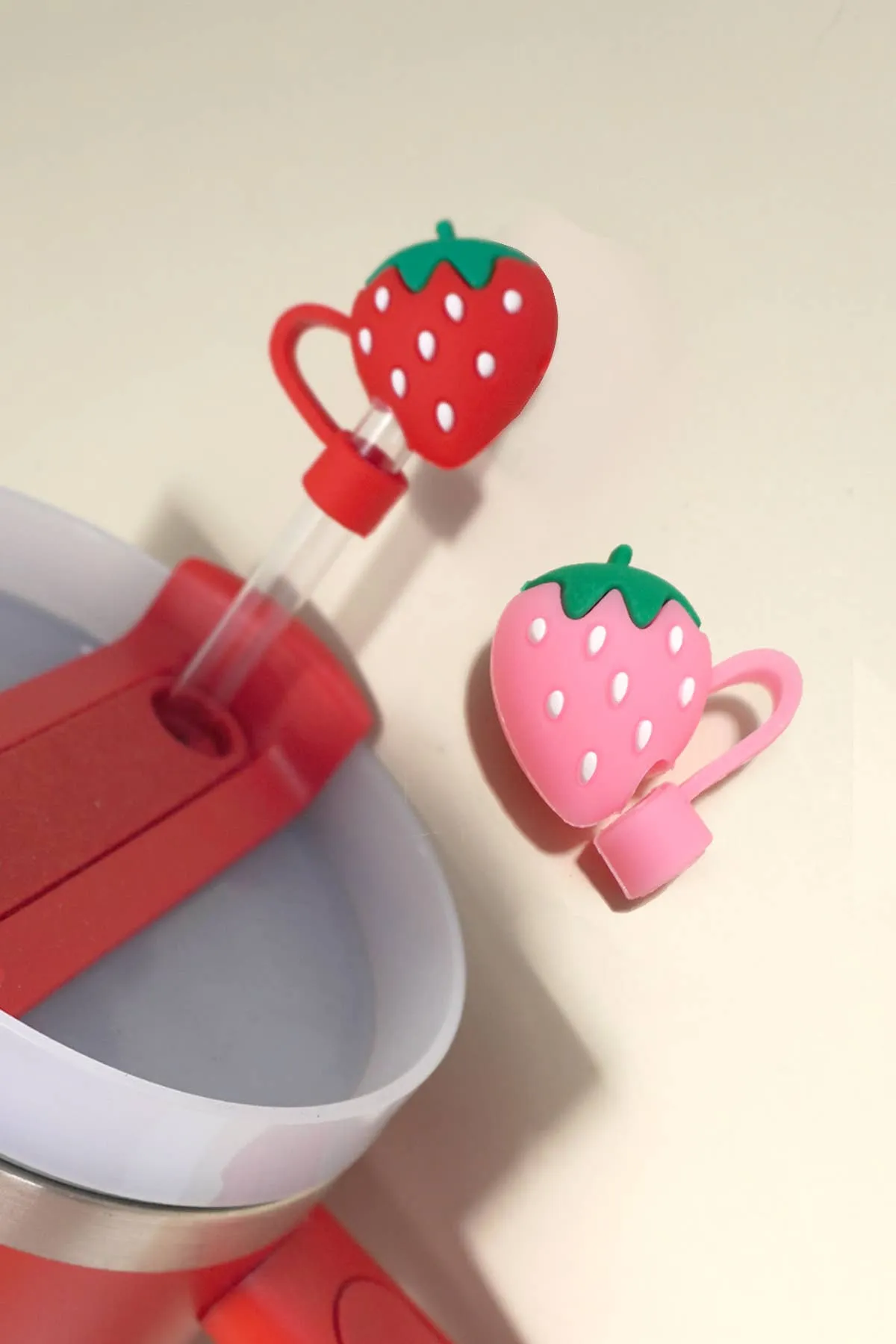 40oz  SILICONE TUMBLER  STYLE STRAW COVER CAP | 40BT1921: BOW PINK