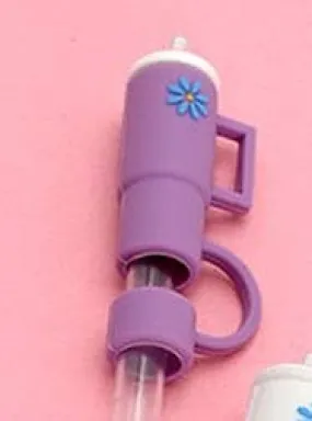 40oz  SILICONE TUMBLER  STYLE STRAW COVER CAP | 40BT1921: VIOLET