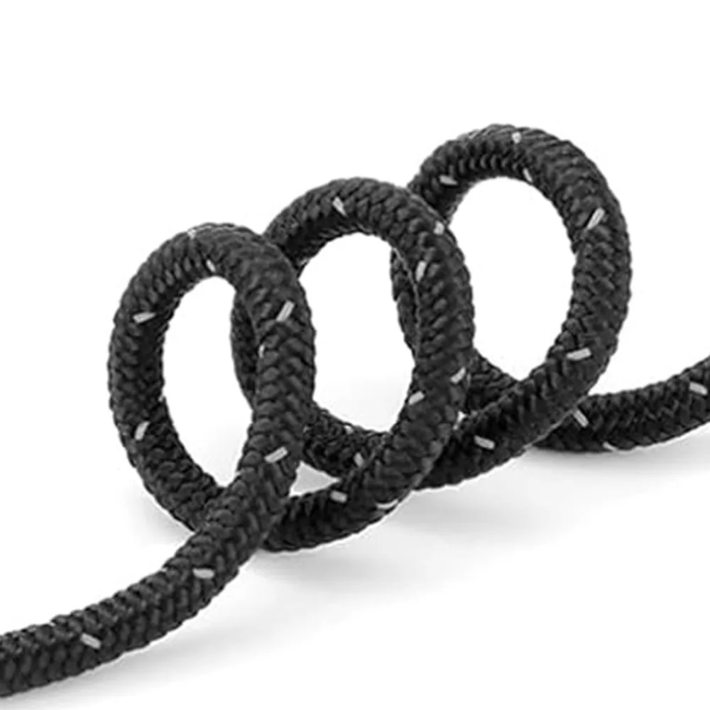 5M Adjustable Fast Release Pulley Camping Rope Camping Tent Guy Line for Canopy Black