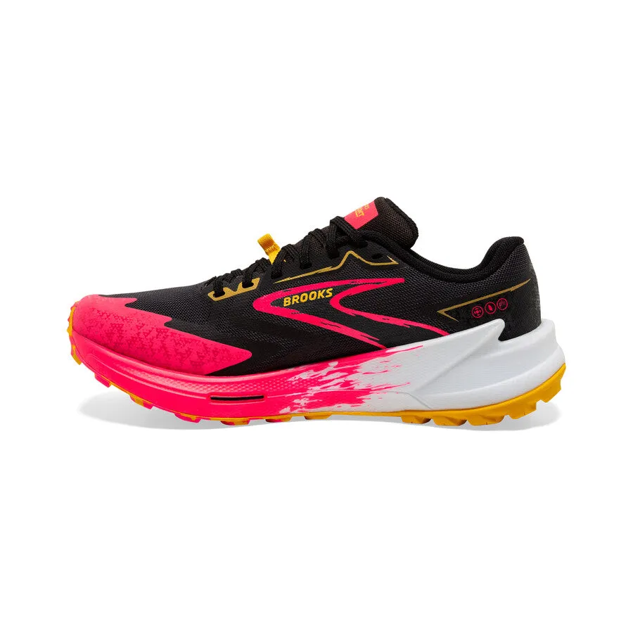 Brooks Catamount 3 | Black / Diva Pink / Lemon | Womens