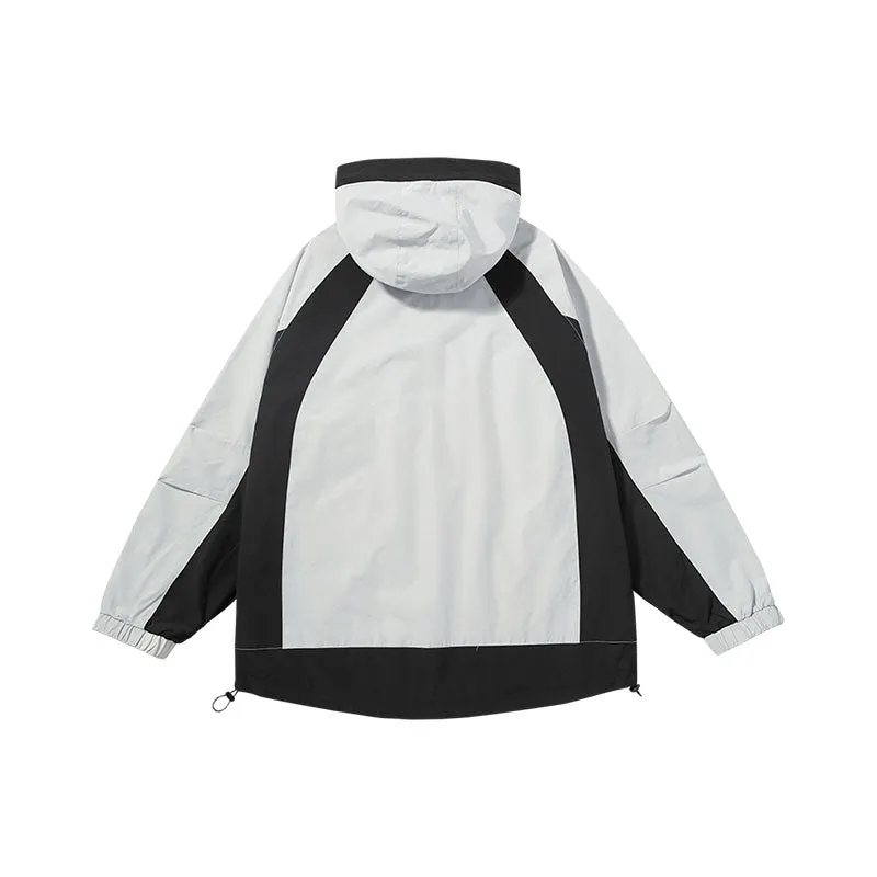 【GENANX2024NEW】Outdoor mountain waterproof color splicing multi-pocket light silk small plaid jacket