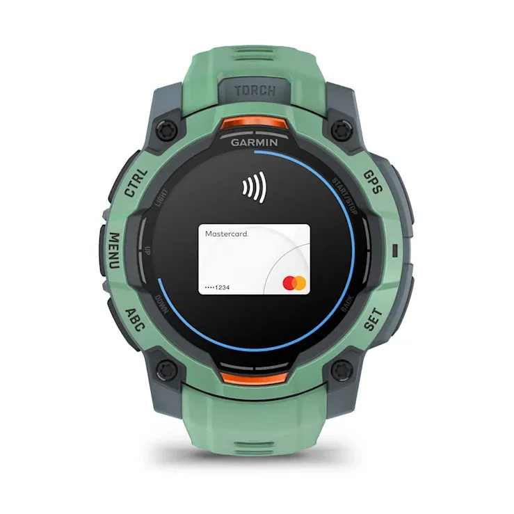 Instinct 3 – 45 mm GPS Smartwatch, AMOLED, Neotropic with Neotropic Band (Limited Edition) - 010-02936-01