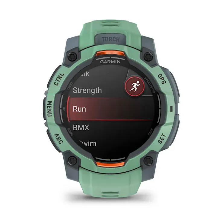 Instinct 3 – 45 mm GPS Smartwatch, AMOLED, Neotropic with Neotropic Band (Limited Edition) - 010-02936-01