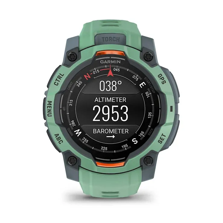 Instinct 3 – 45 mm GPS Smartwatch, AMOLED, Neotropic with Neotropic Band (Limited Edition) - 010-02936-01