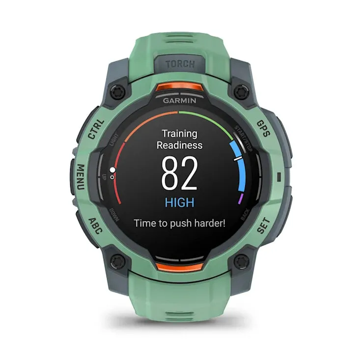 Instinct 3 – 45 mm GPS Smartwatch, AMOLED, Neotropic with Neotropic Band (Limited Edition) - 010-02936-01