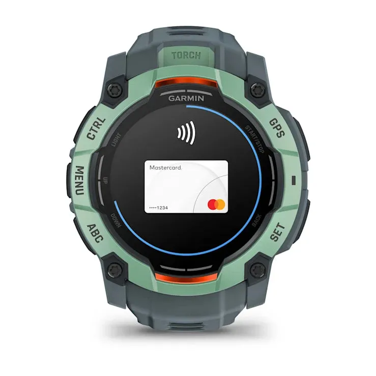 Instinct 3 – 50 mm GPS Smartwatch, AMOLED, Neotropic with Twilight Band (Limited Edition) - 010-03020-01