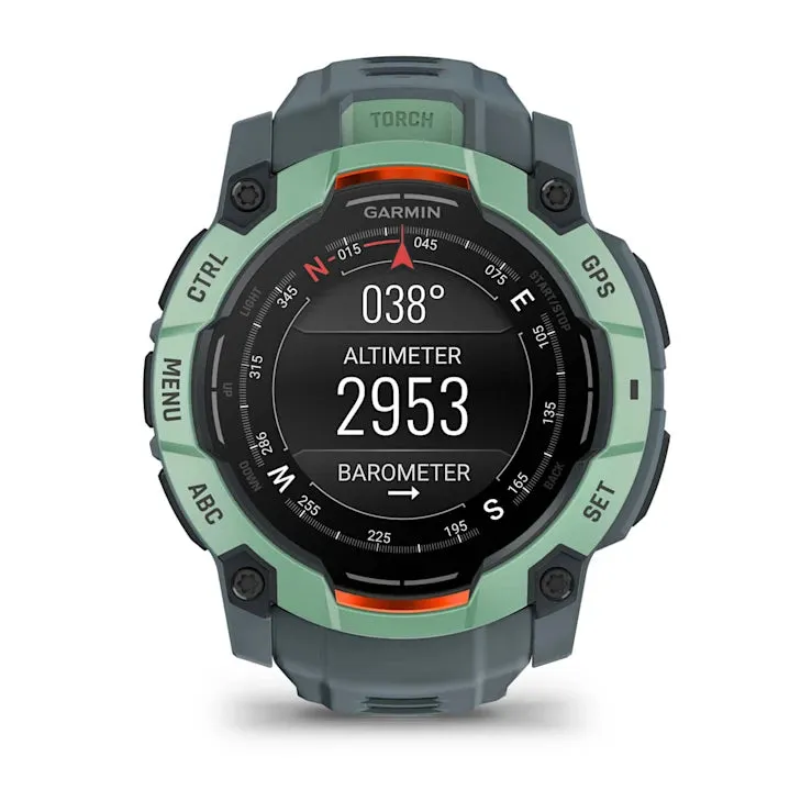 Instinct 3 – 50 mm GPS Smartwatch, AMOLED, Neotropic with Twilight Band (Limited Edition) - 010-03020-01