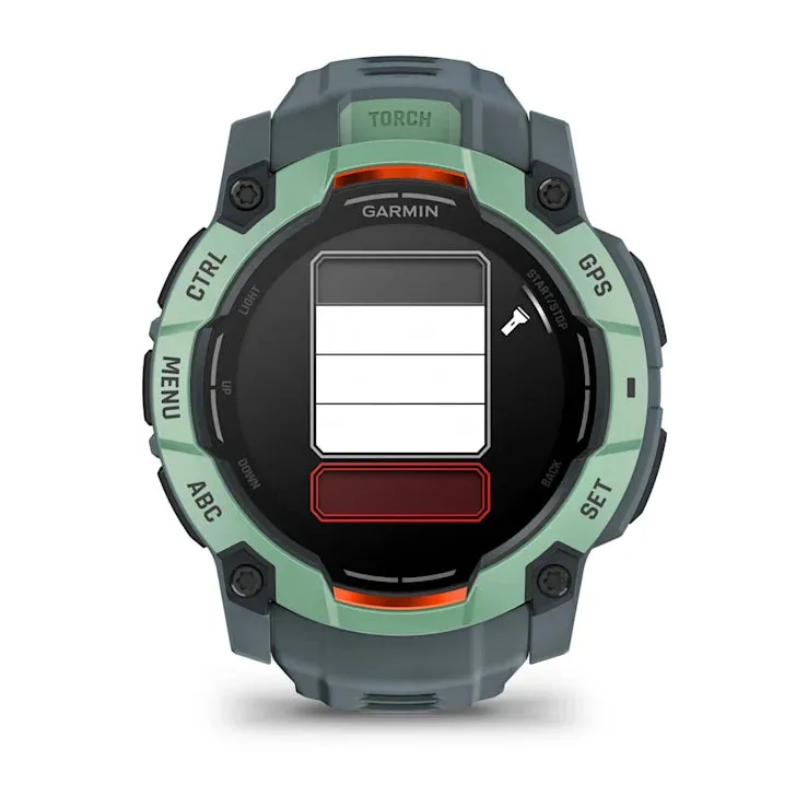 Instinct 3 – 50 mm GPS Smartwatch, AMOLED, Neotropic with Twilight Band (Limited Edition) - 010-03020-01