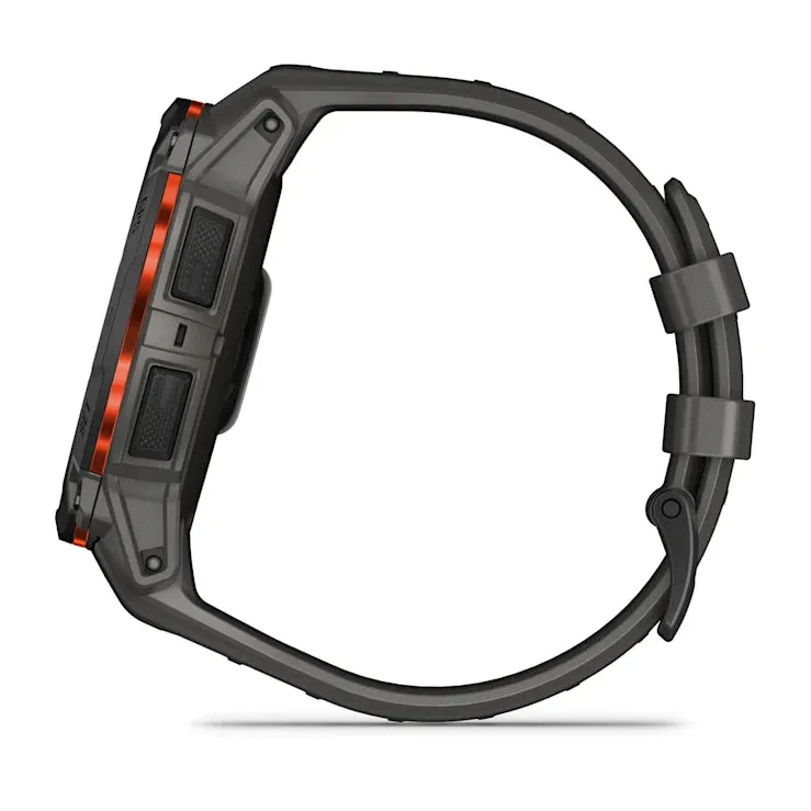 Instinct 3 – 50 mm GPS Smartwatch, Solar, Black with Charcoal Band - 010-02935-00