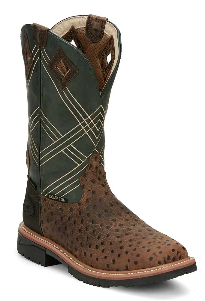 Justin Men's Dalhart 12 Inch WP Nano CT