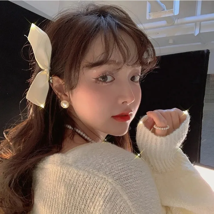 Kawaii Ribbon Hair Clips