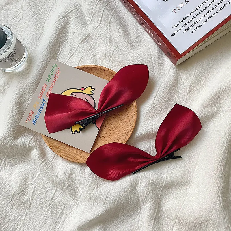 Kawaii Ribbon Hair Clips