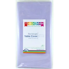 Lavender Plastic Rectangular Table Cover