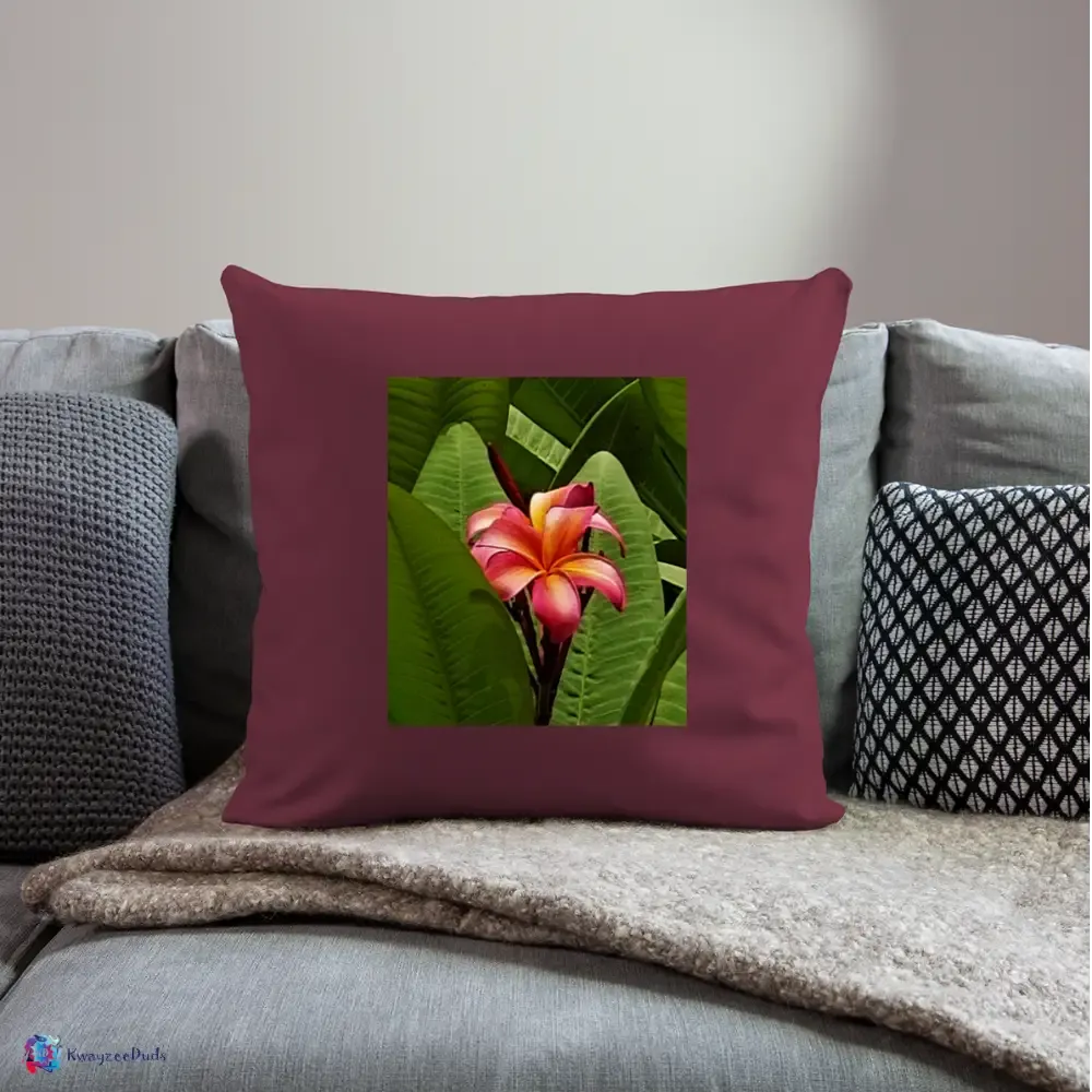 Lodi Garden Lily Throw Pillow Cover 18” x 18”