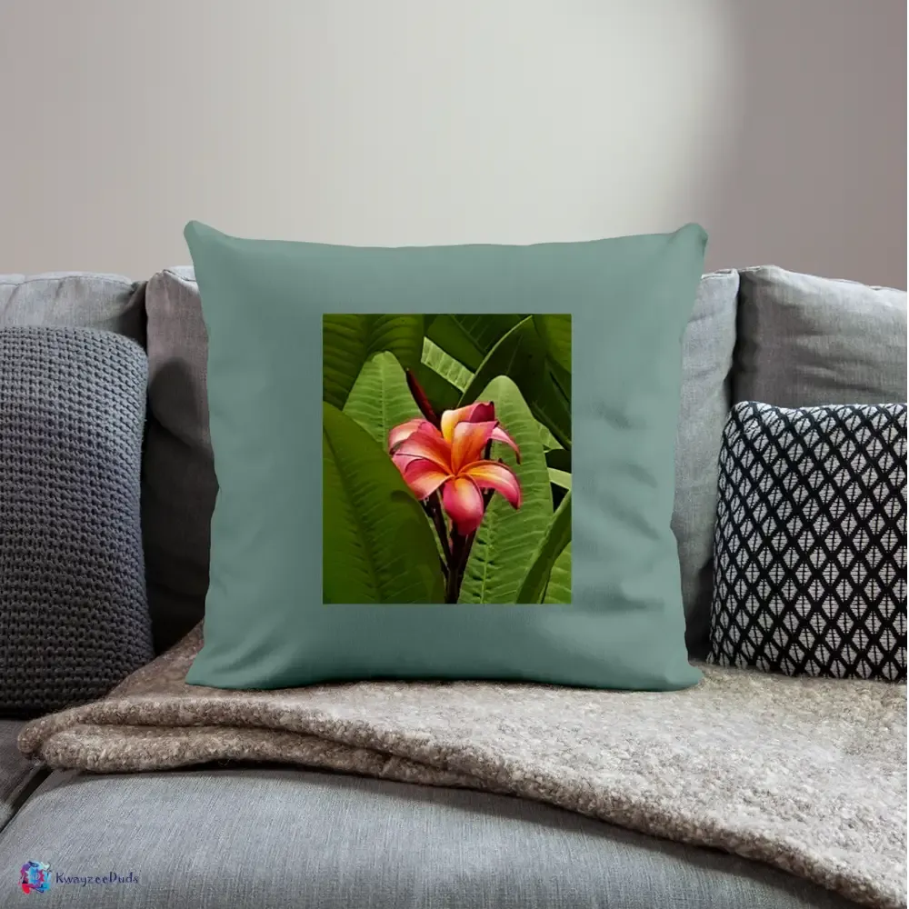 Lodi Garden Lily Throw Pillow Cover 18” x 18”