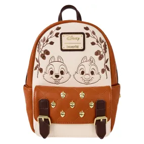 Loungefly Disney Chip and Dale Quilted Mini Backpack