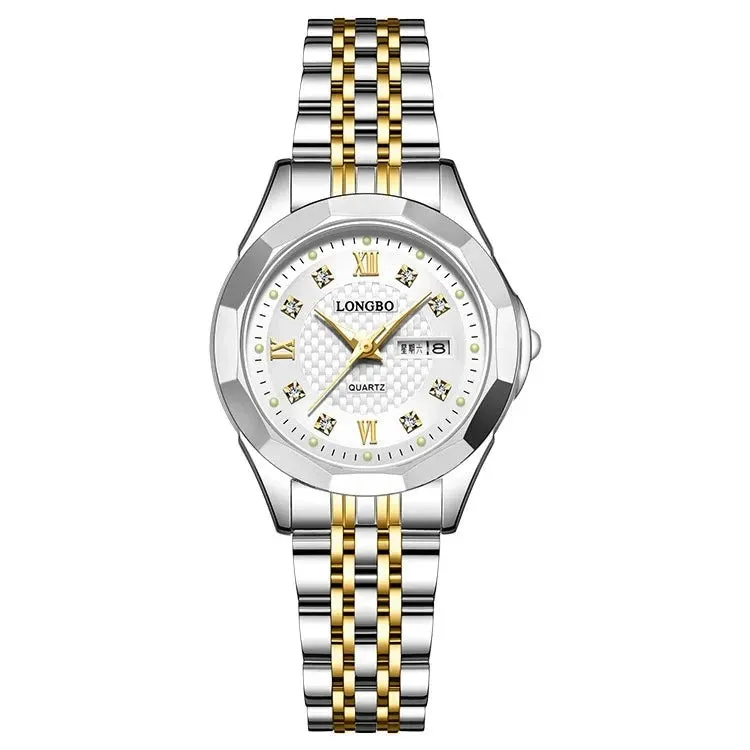 Men Elegant Rose Gold Business Watch
