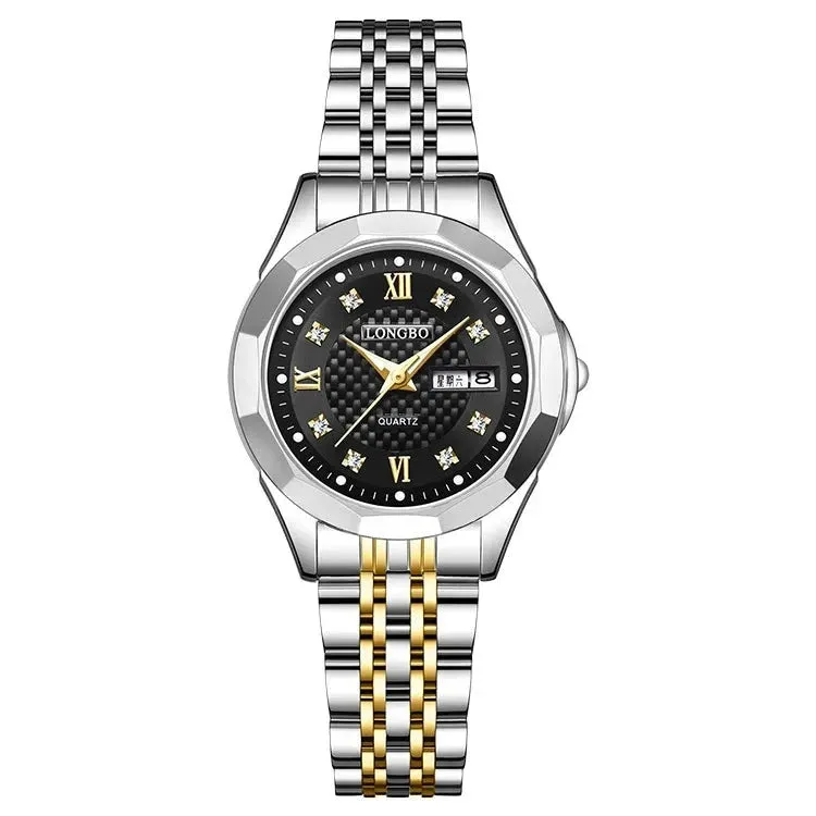 Men Elegant Rose Gold Business Watch