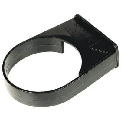 Mini Gutter Downpipe Clip - 50mm Black