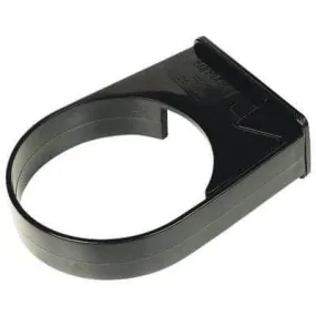 Mini Gutter Downpipe Clip - 50mm Black