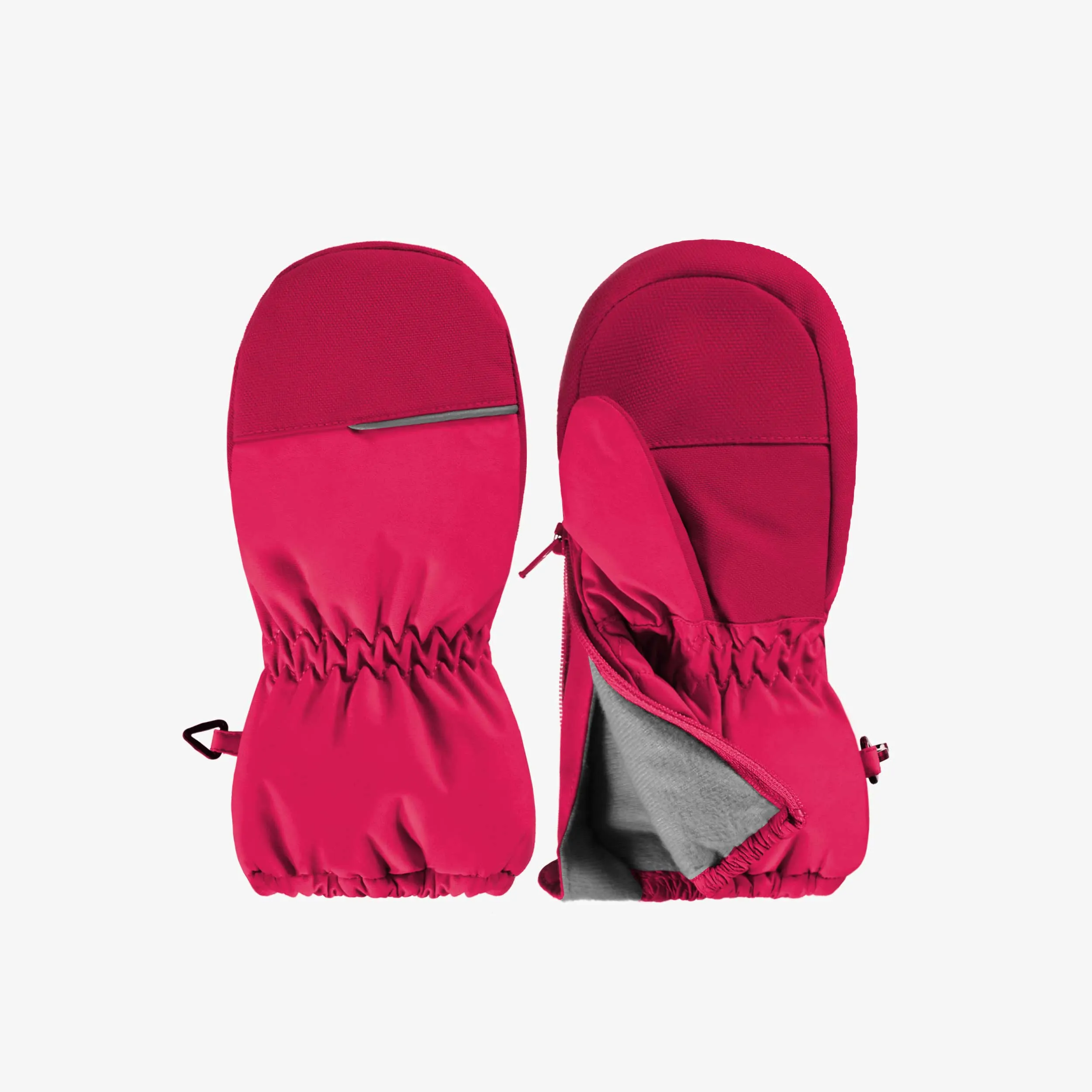 Mitaines fuchsia imperméables doublées en Thinsulate™, bébé || Fuchsia waterproof mittens lined in Thinsulate™, baby