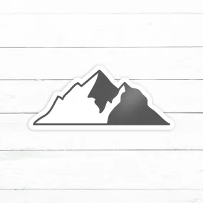 Mountain Sticker | Waterproof Vinyl Decal | 3in