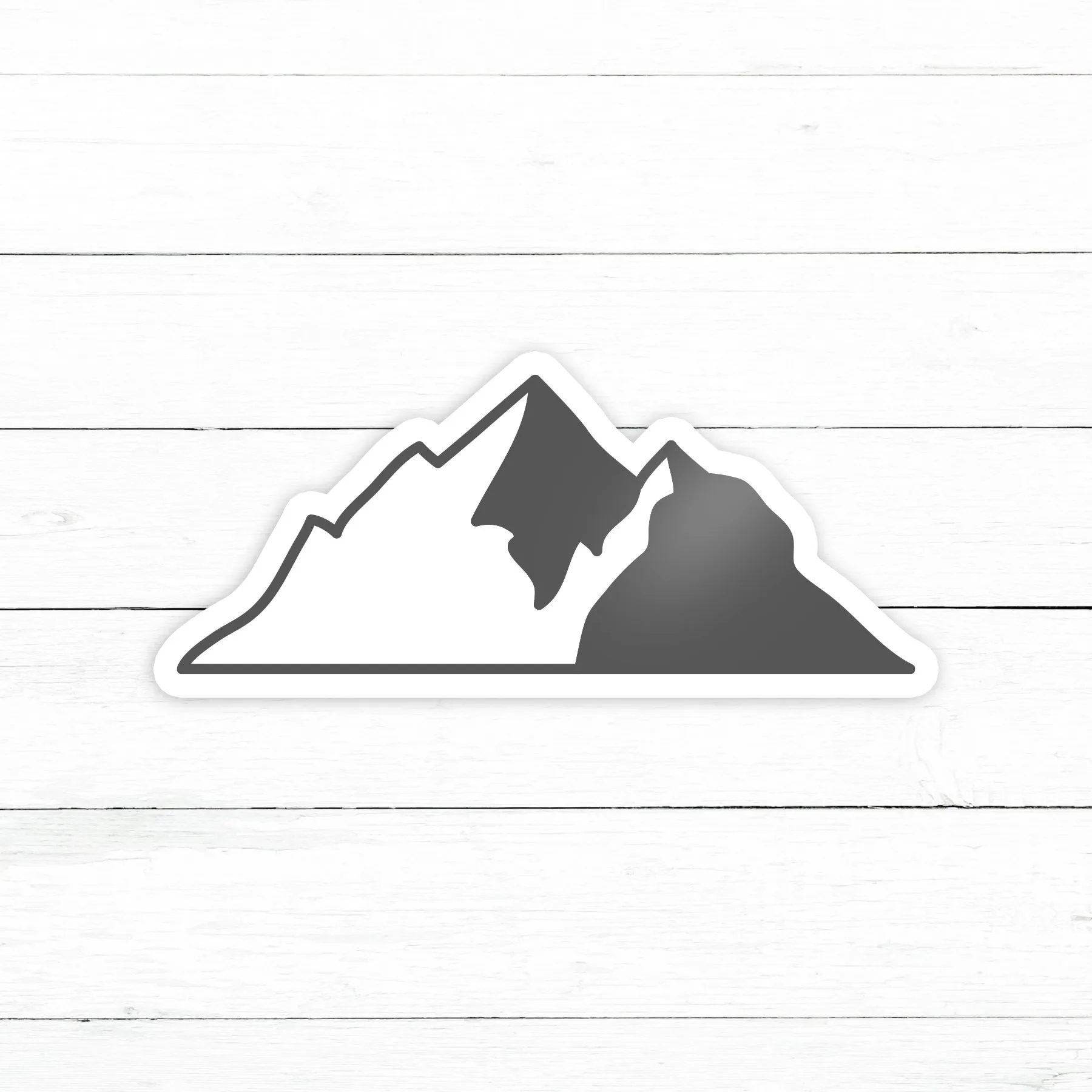 Mountain Sticker | Waterproof Vinyl Decal | 3in