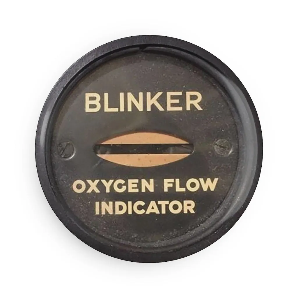 Oxygen Flow Indicator Button Magnet, Round (1 & 10 pcs)