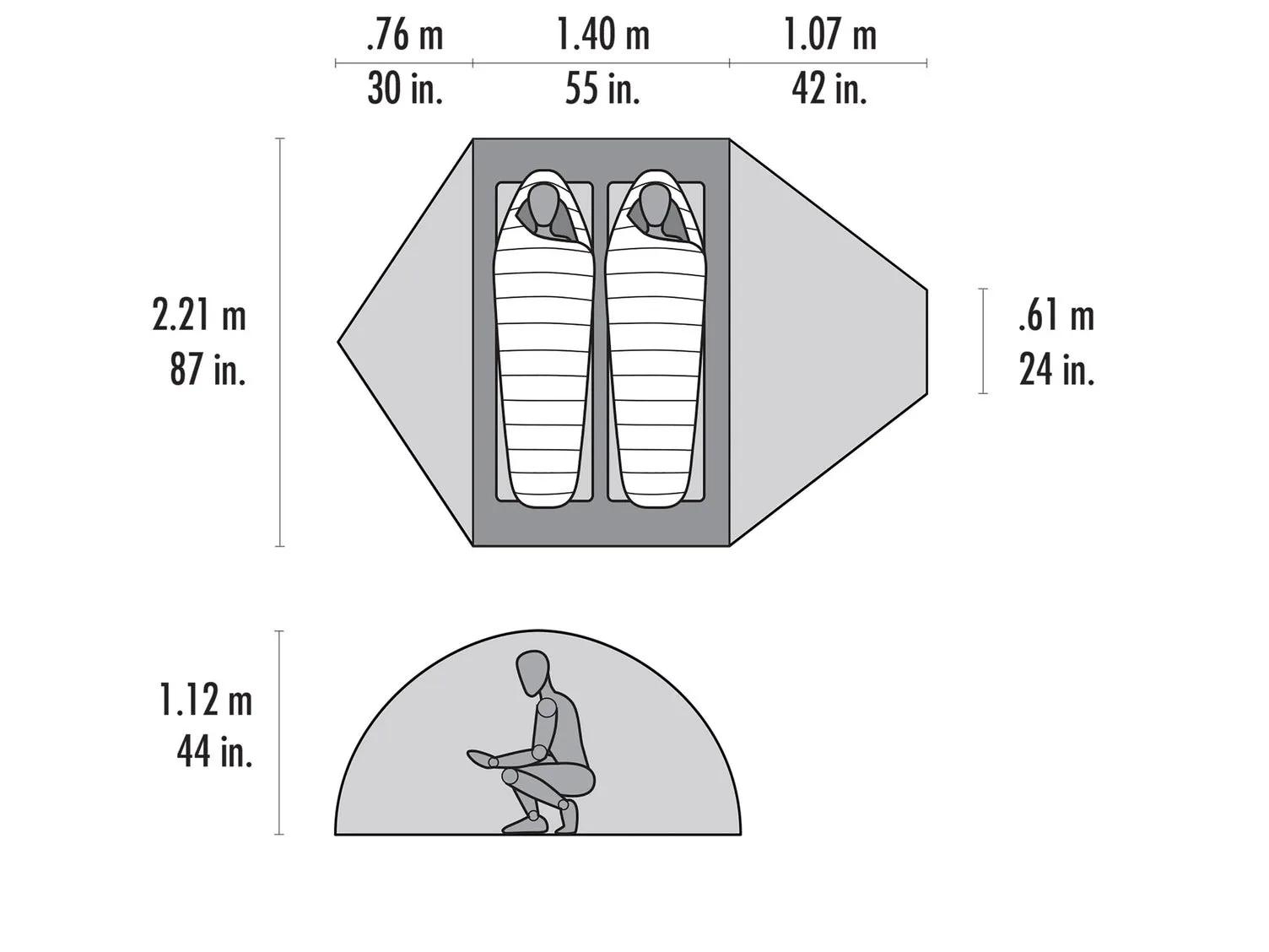 Remote™ 2 Two-Person Mountaineering Tent - 13113 - Past Season