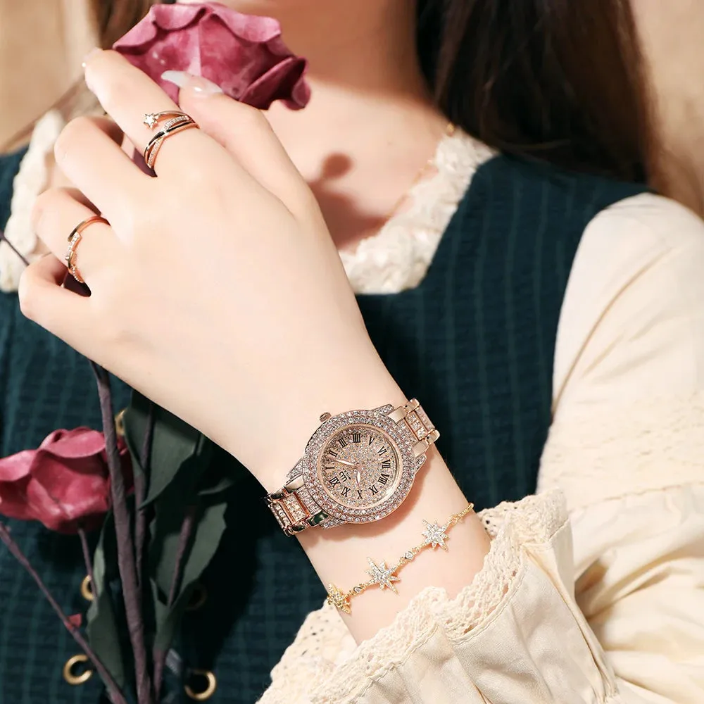 Rose Gold Quartz Ladies Watch