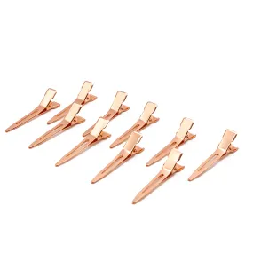 Rose Gold Vinyl Clips