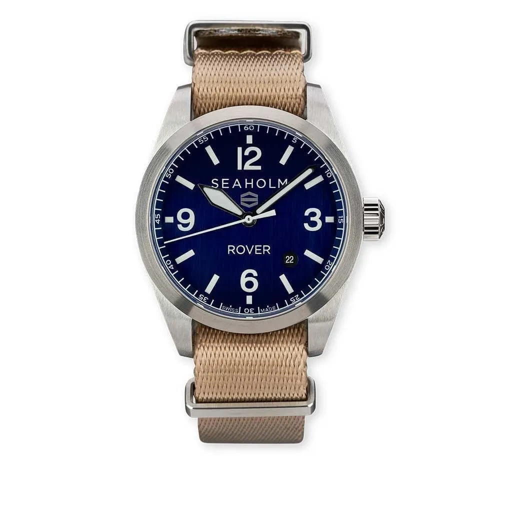 Seaholm Rover Field Watch Blue Dial at Regard Jewelry in Austin, Texas