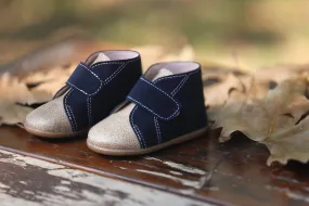 Winter Blues Boy's Baptism / Christening Shoes