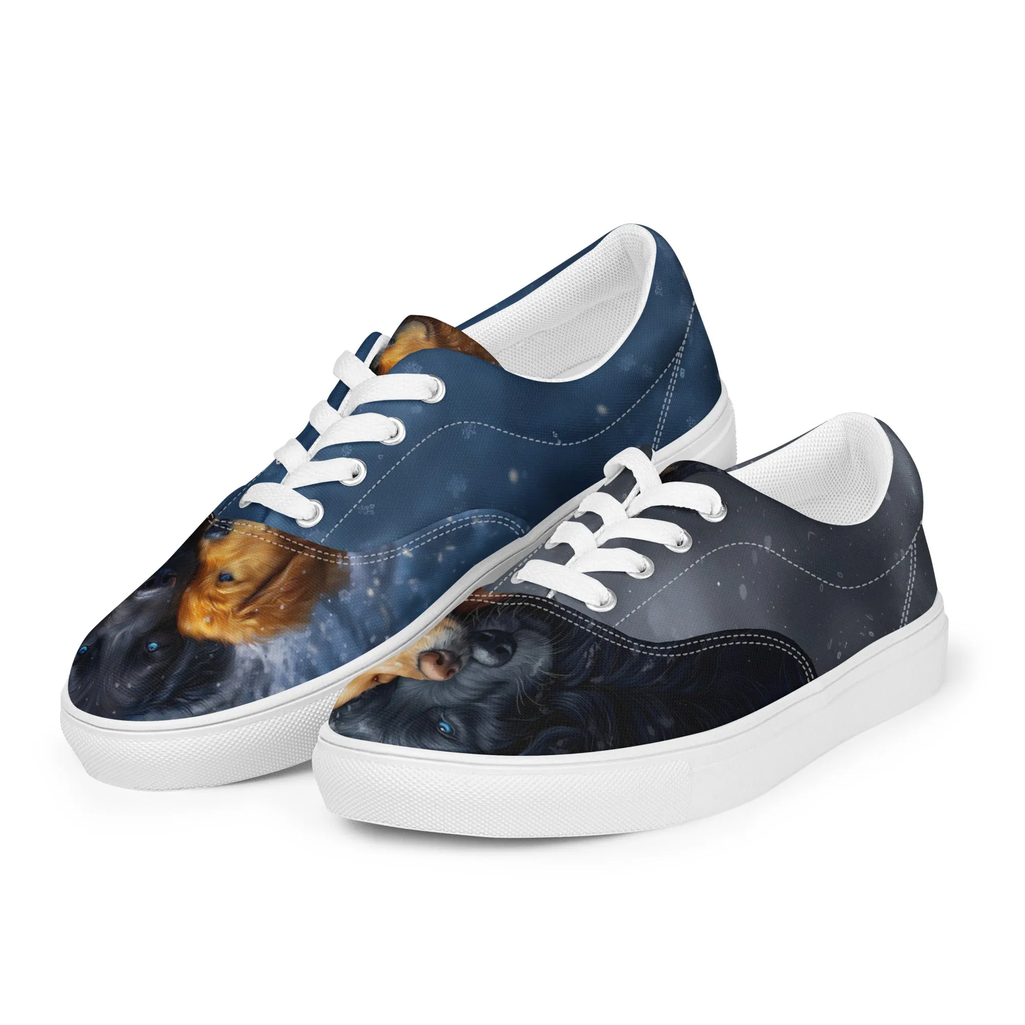 Winter Guardians Women’s lace-up canvas shoes