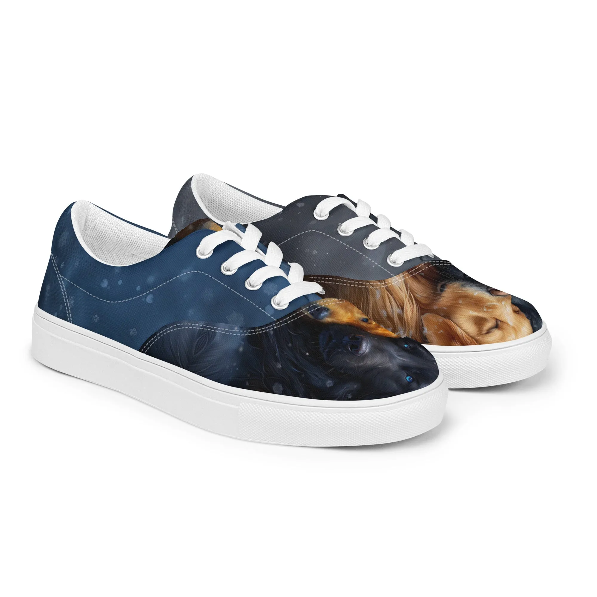Winter Guardians Women’s lace-up canvas shoes