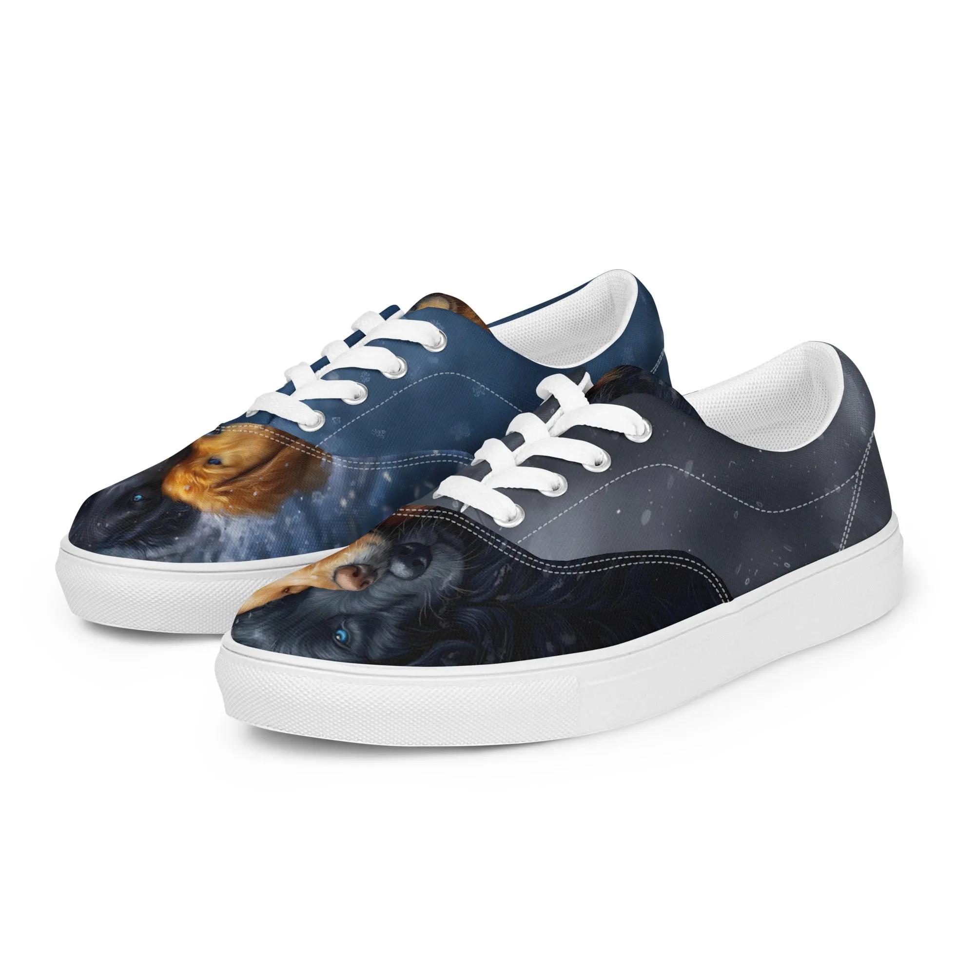 Winter Guardians Women’s lace-up canvas shoes