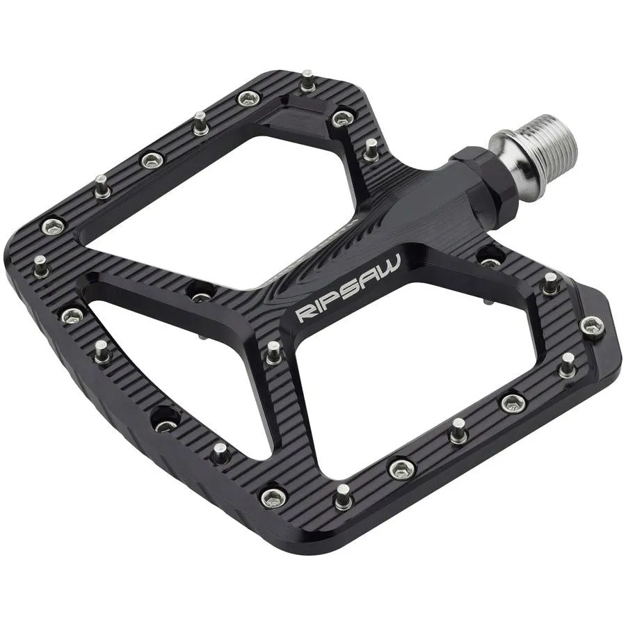 Wolf Tooth Ripsaw Aluminum Pedals - Platform, Aluminum, 9/16", Black