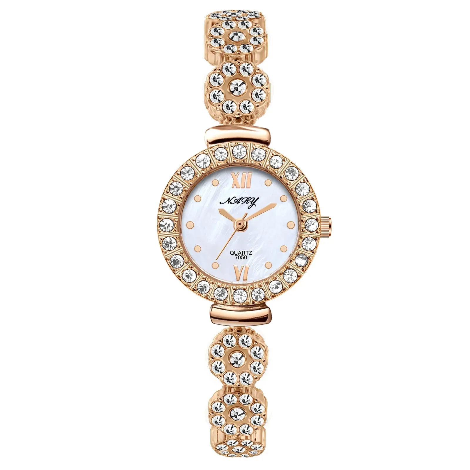 Women Stainless Steel Wristband Business Watch